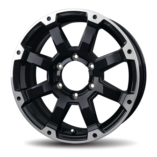 ROCK KELLY MX-I Gross Black / Polish [17&times;6.5J 6-139.7]