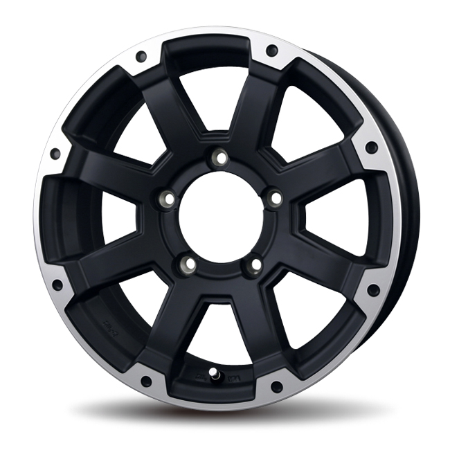 ROCK KELLY MX-I Matte Black / Lip Polish [16&times;5.5J※販売終了]