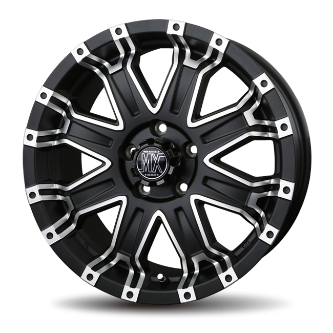 ROCK KELLY MX-Ⅱ Matte Black / Polish [17&times;7.5J 5-127]